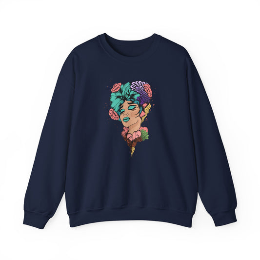 Crewneck Sweatshirt: Navy