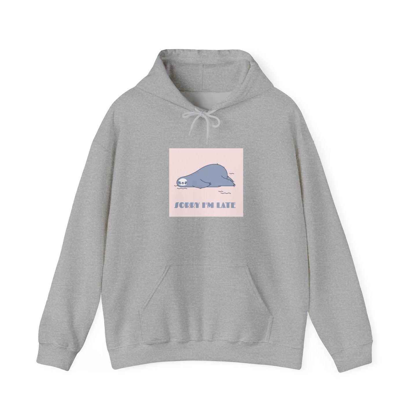 Grey: Unisex Heavy Blend Hooded Sweatshirt