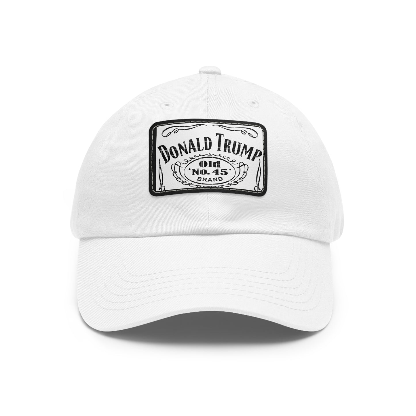 Stylish Trump Hat : Grey/Black Patch