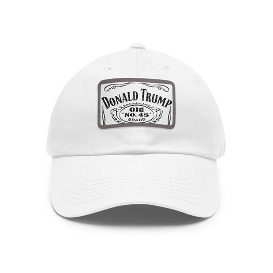 Stylish Trump Hat : White/Grey Patch