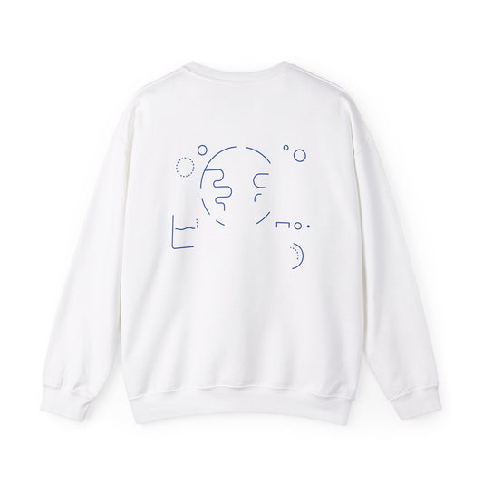 Crewneck Sweatshirt: White