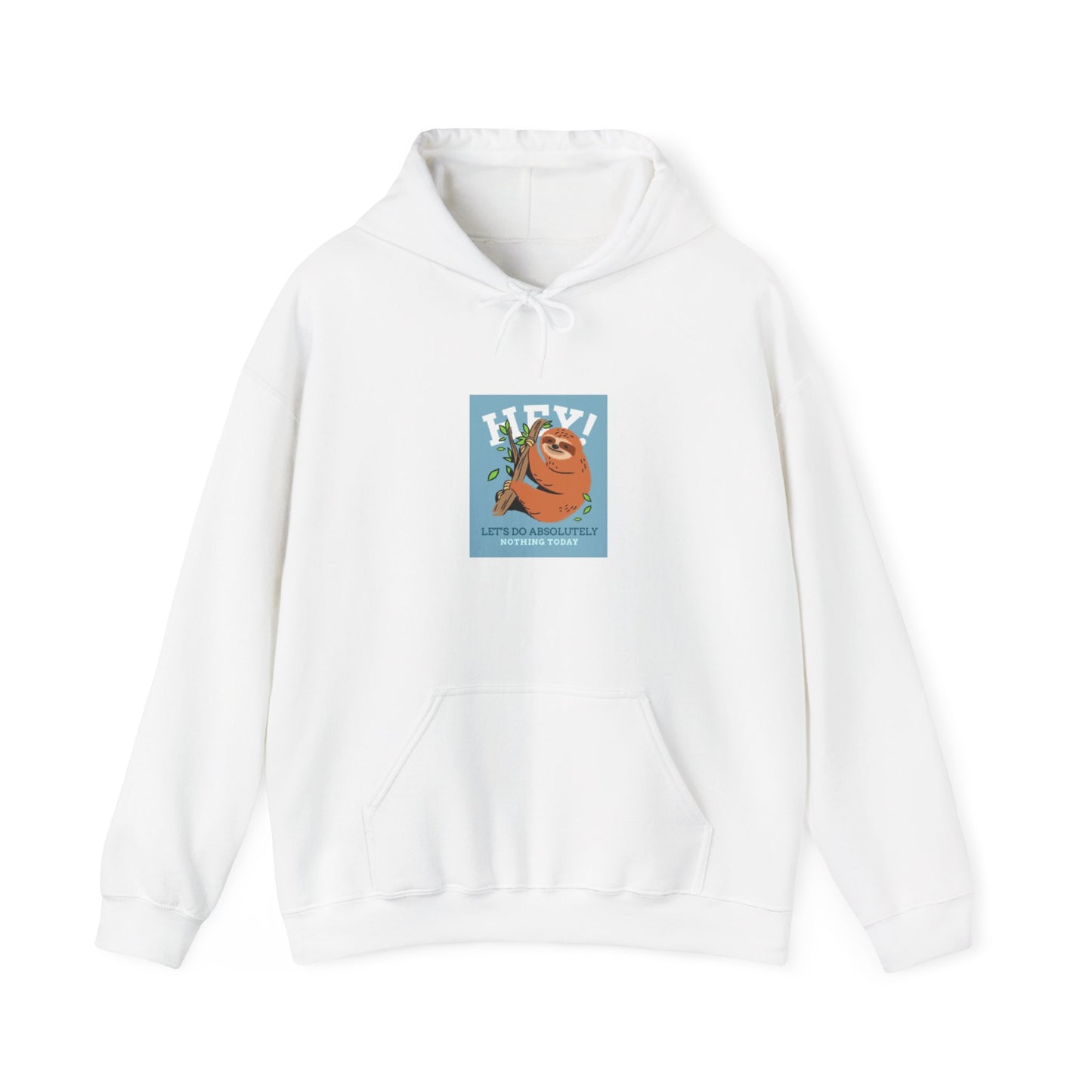 White: Unisex Heavy Blend Hooded Sweatshirt