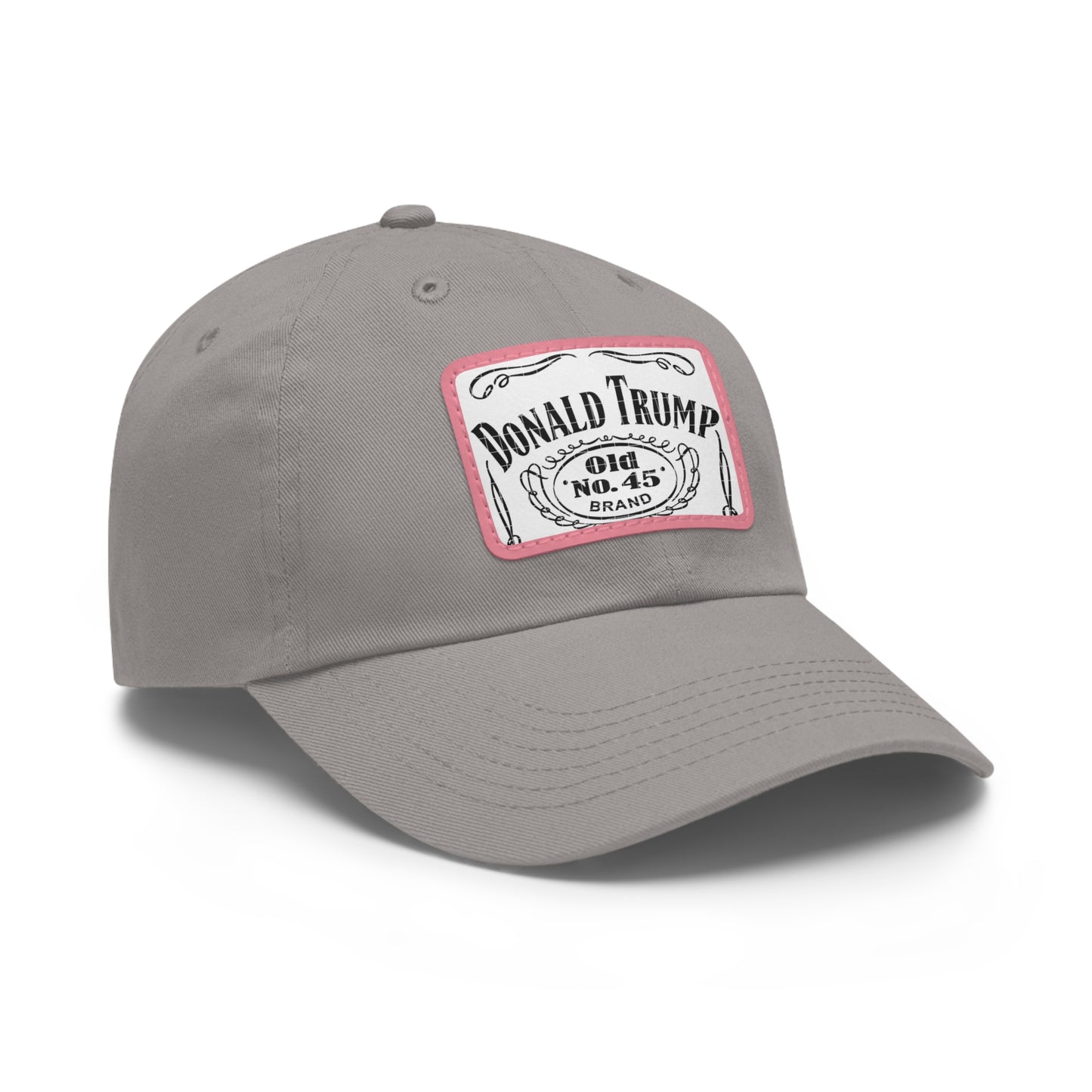 Stylish Trump Hat : Grey/Pink Patch